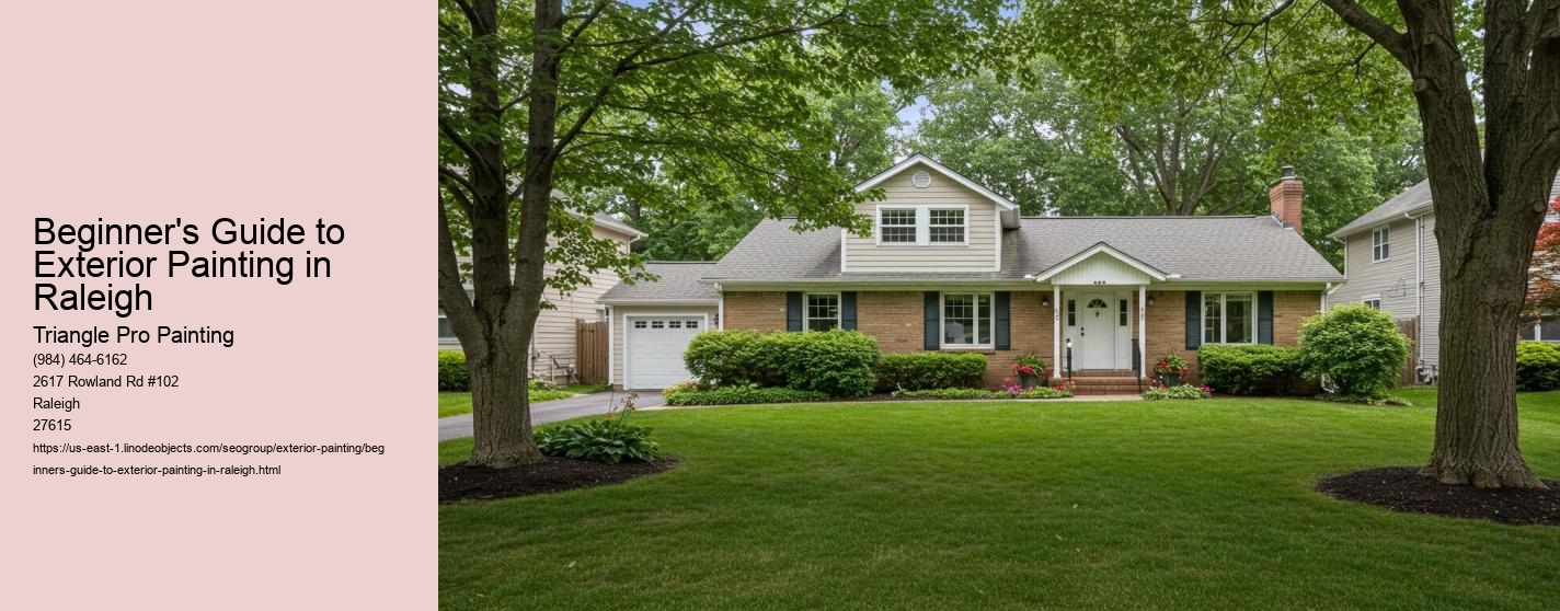Beginner's Guide to Exterior Painting in Raleigh